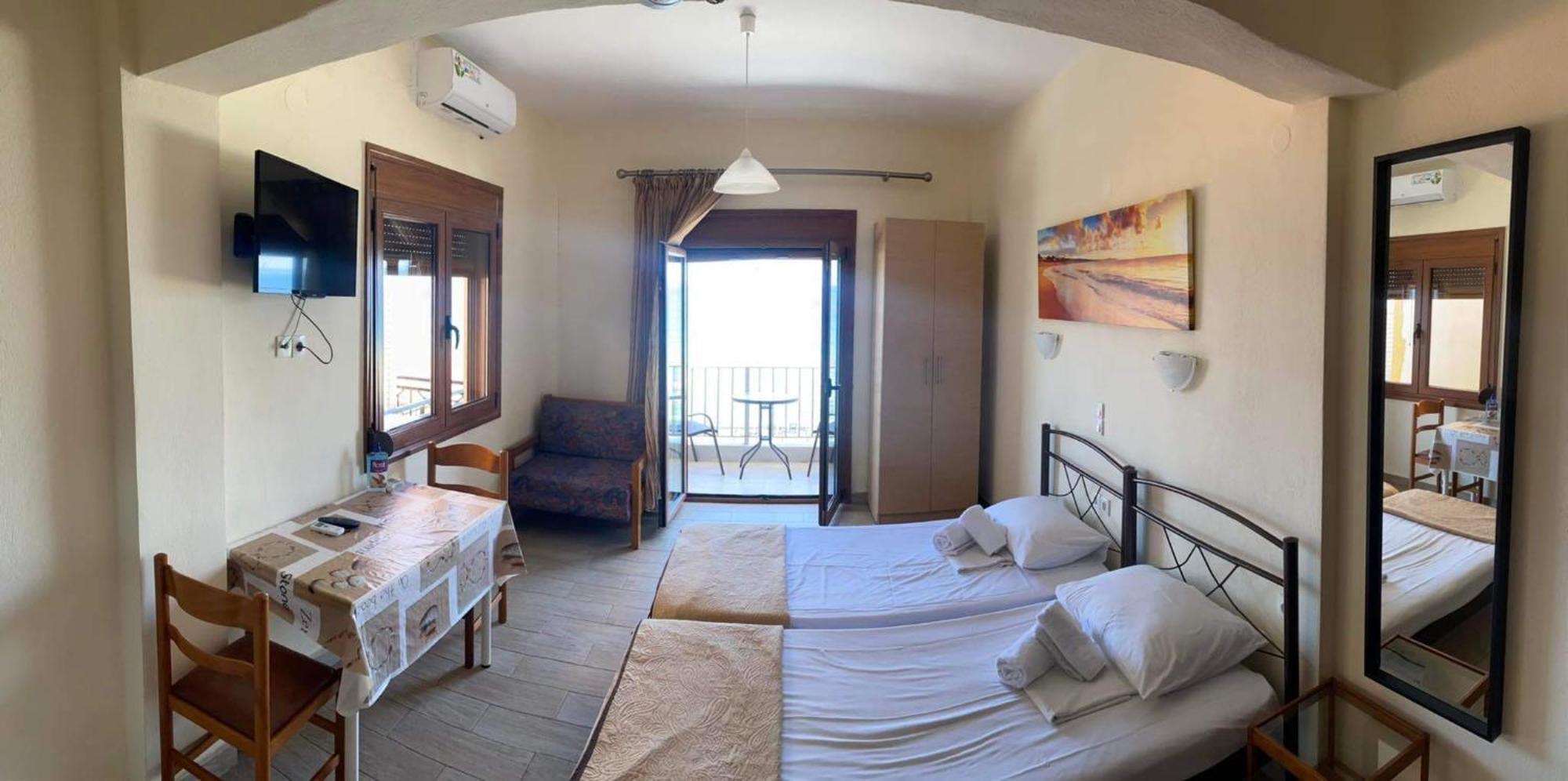 Diolkos Apartement Nea Roda Quarto foto