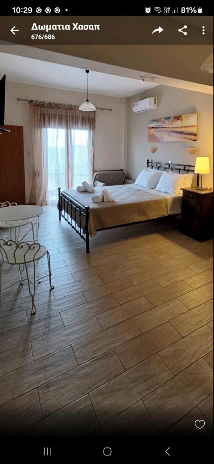 Diolkos Apartement Nea Roda Quarto foto